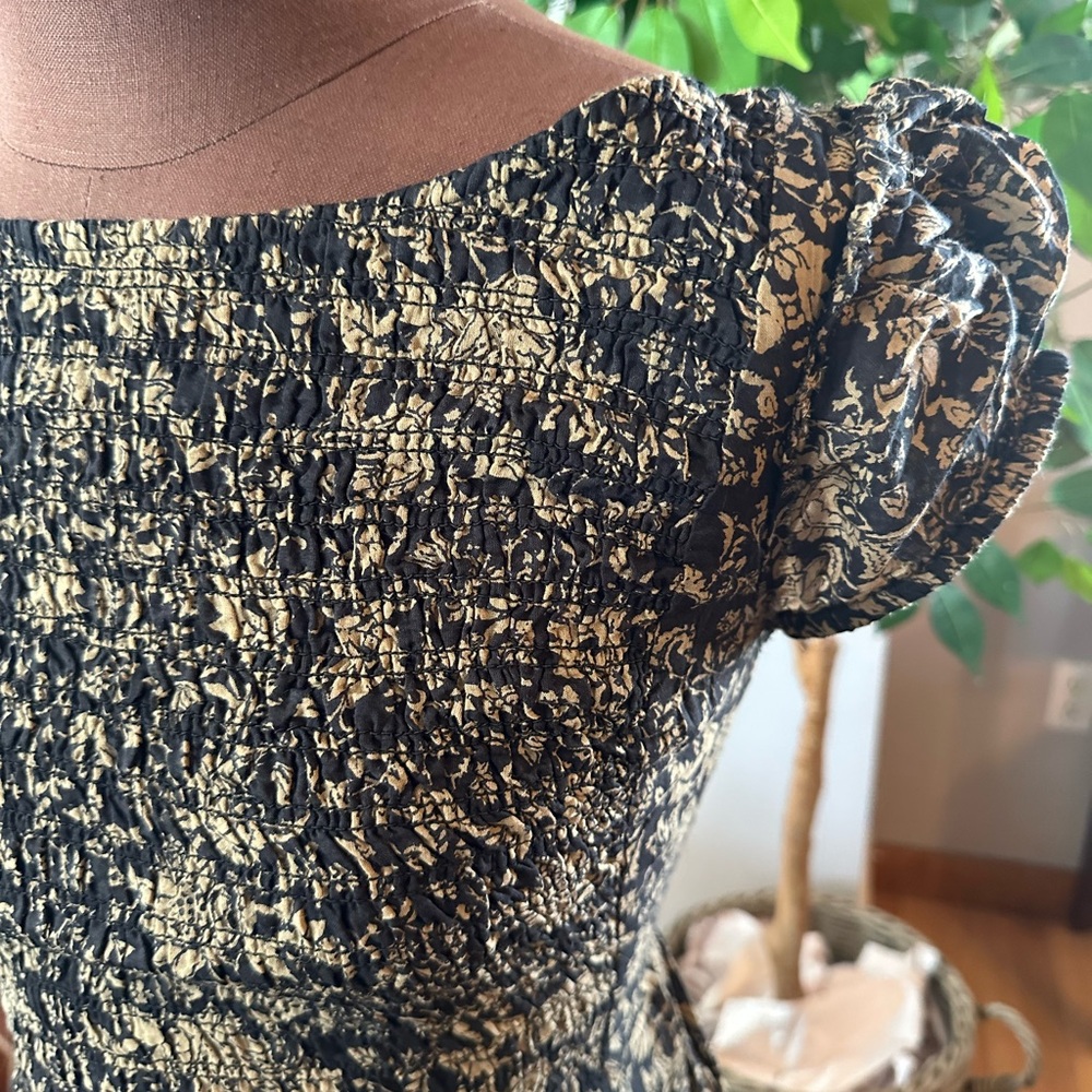 Free People Black and Tan Maxi Dress - Picture 3 of 8